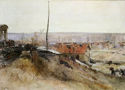 Attack on the Lime Kiln at the Champigny Quarry, 2nd December 1870 by Alphonse Marie de Neuville